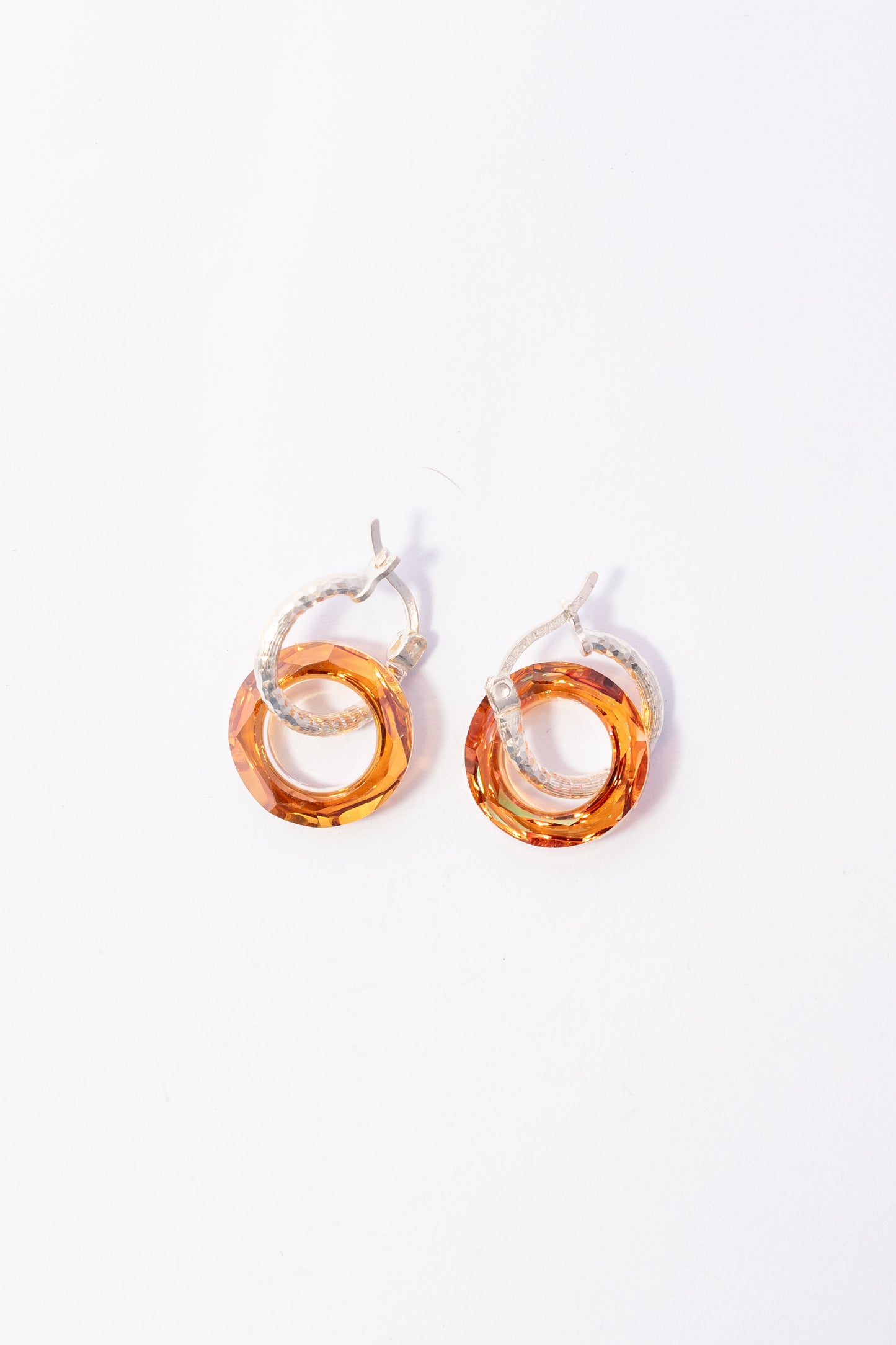 Arete de Plata con Swarovski