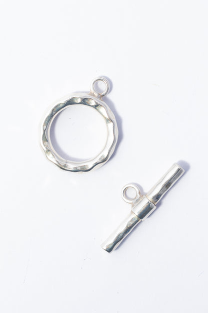 Broche de Plata Martillado