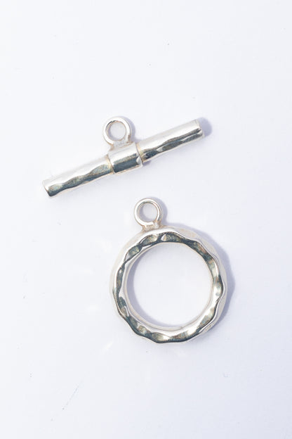 Broche de Plata Martillado