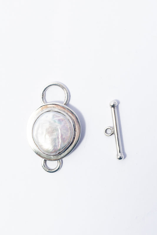 Broche de Plata con Perla