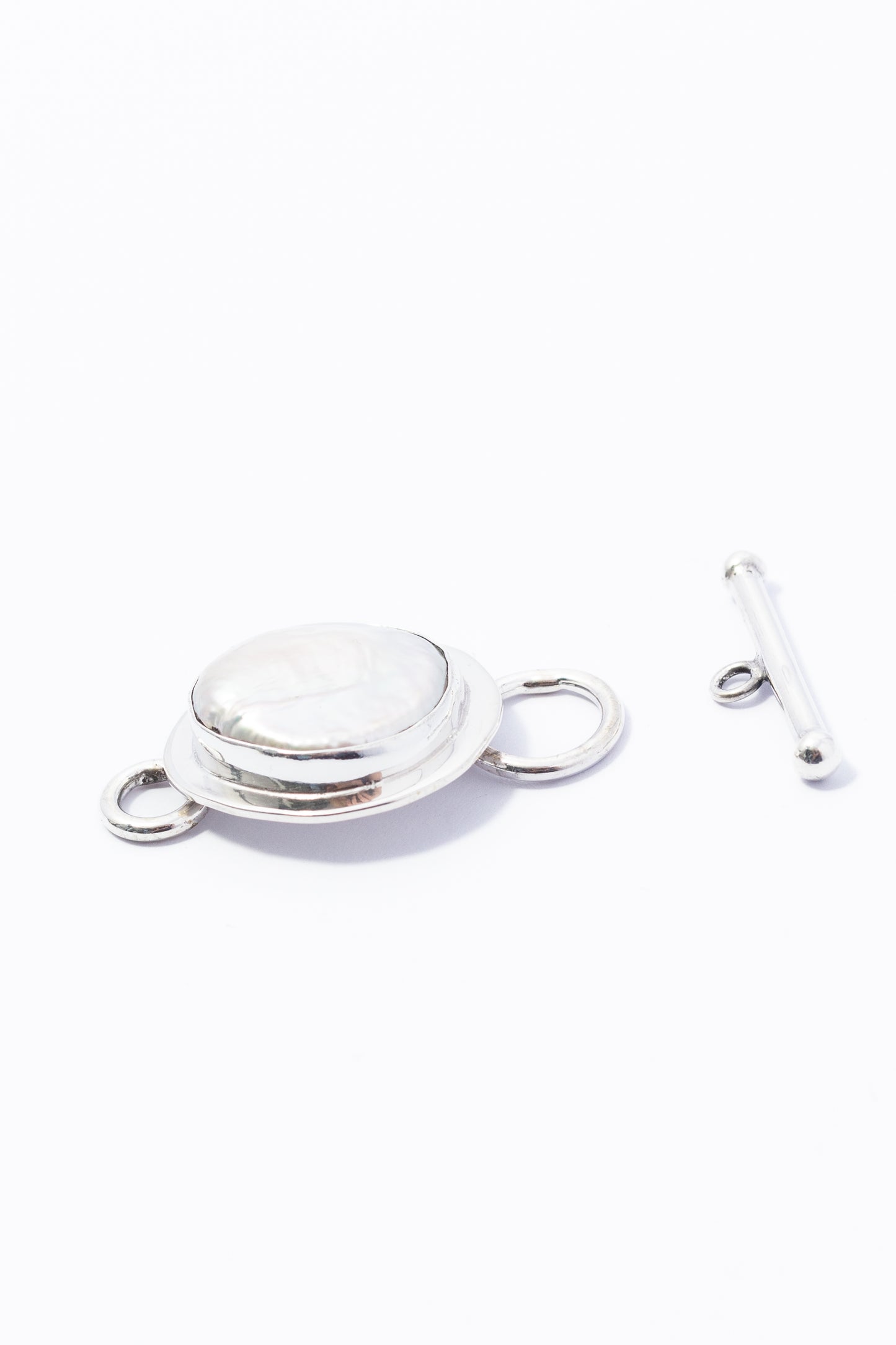 Broche de Plata con Perla