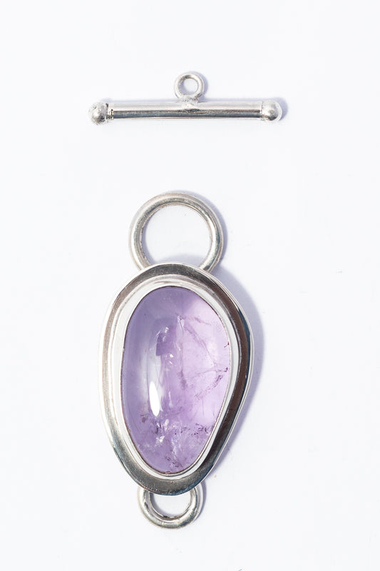 Broche de Plata con Amatista
