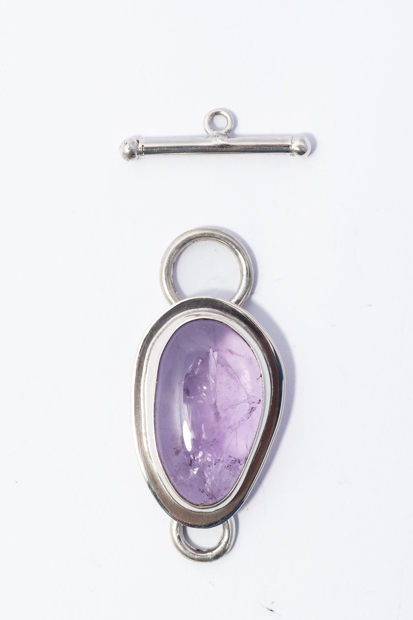 Broche de Plata con Amatista