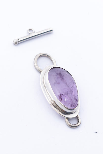 Broche de Plata con Amatista