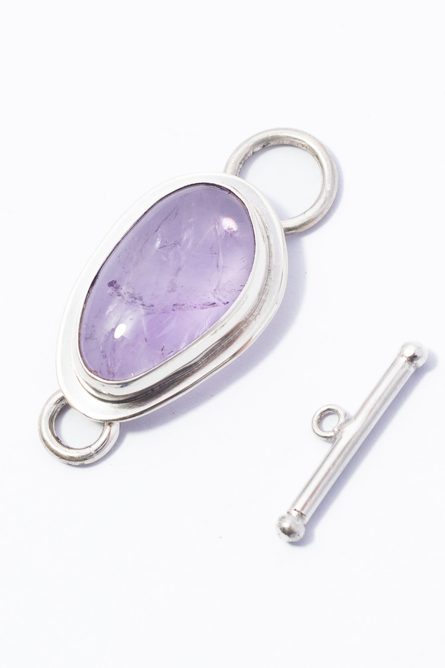 Broche de Plata con Amatista
