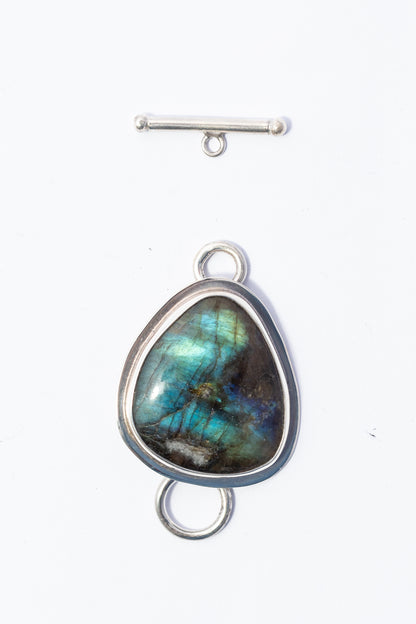Broche de Plata con Labradorita