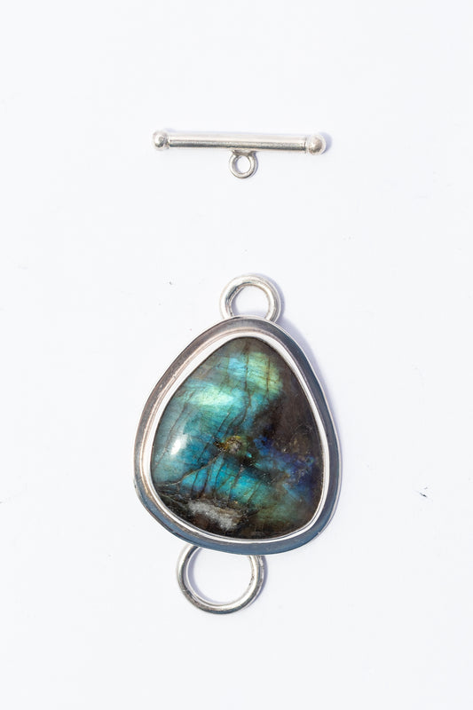 Broche de Plata con Labradorita