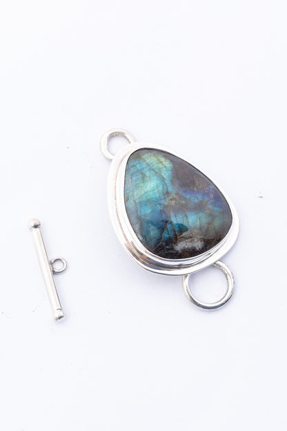 Broche de Plata con Labradorita