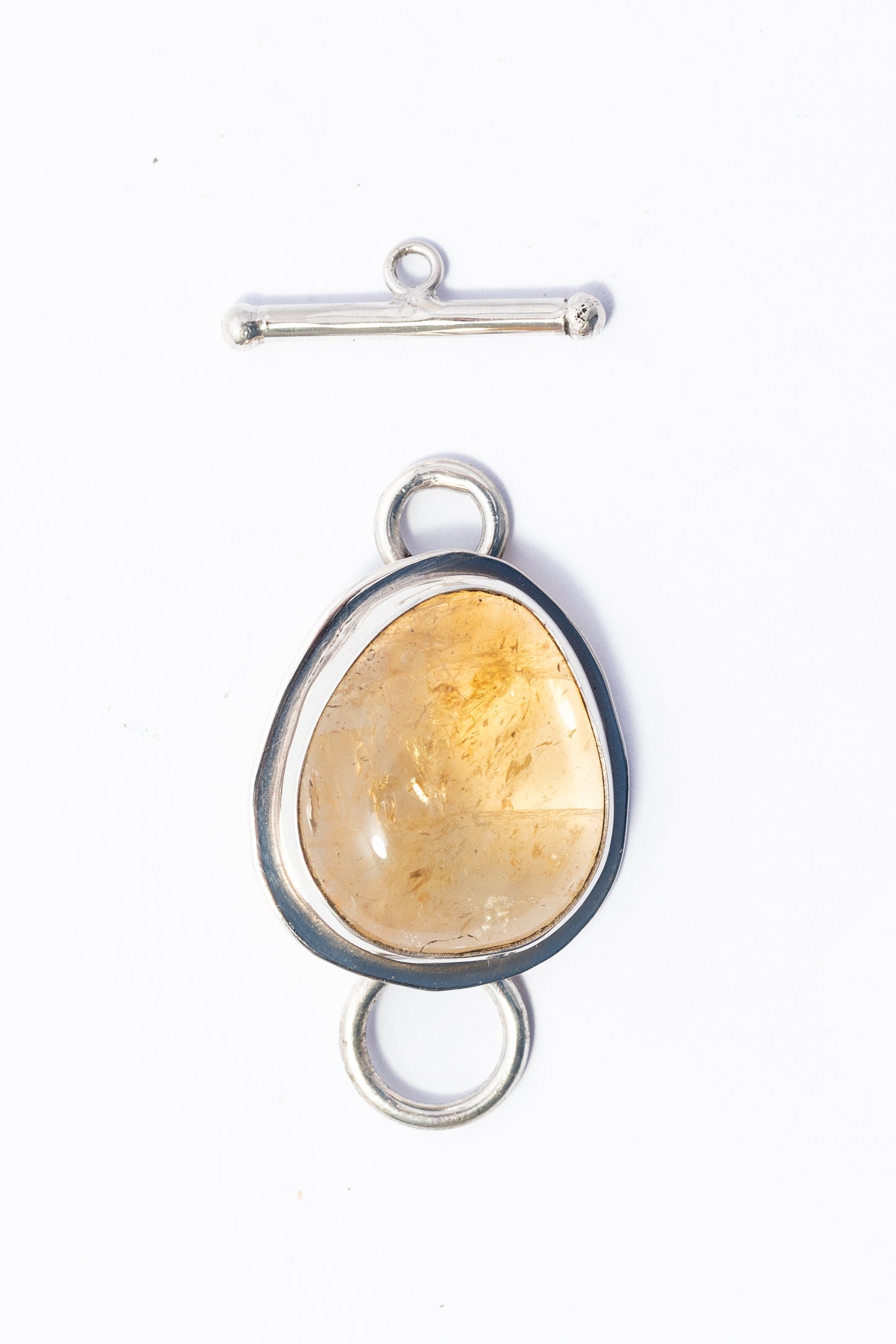 Broche de Plata con Citrina