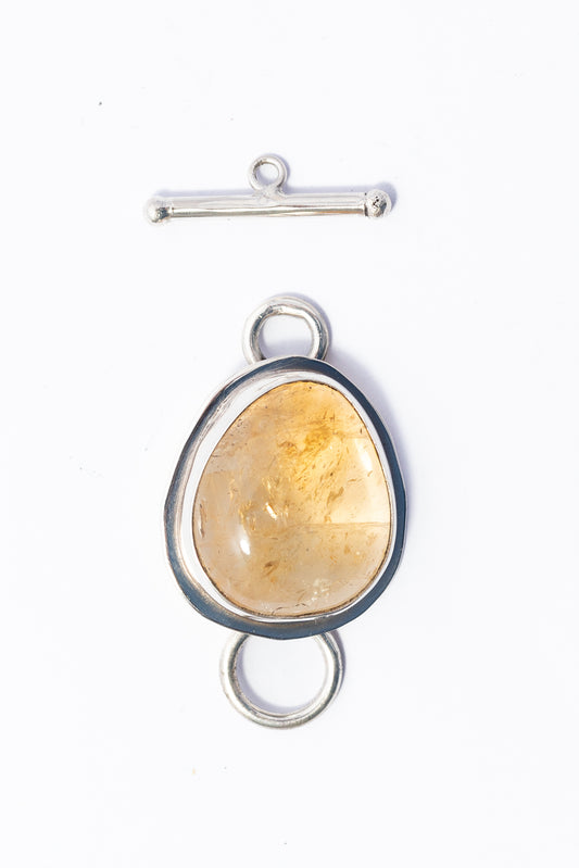 Broche de Plata con Citrina