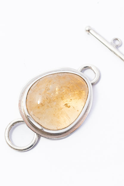 Broche de Plata con Citrina