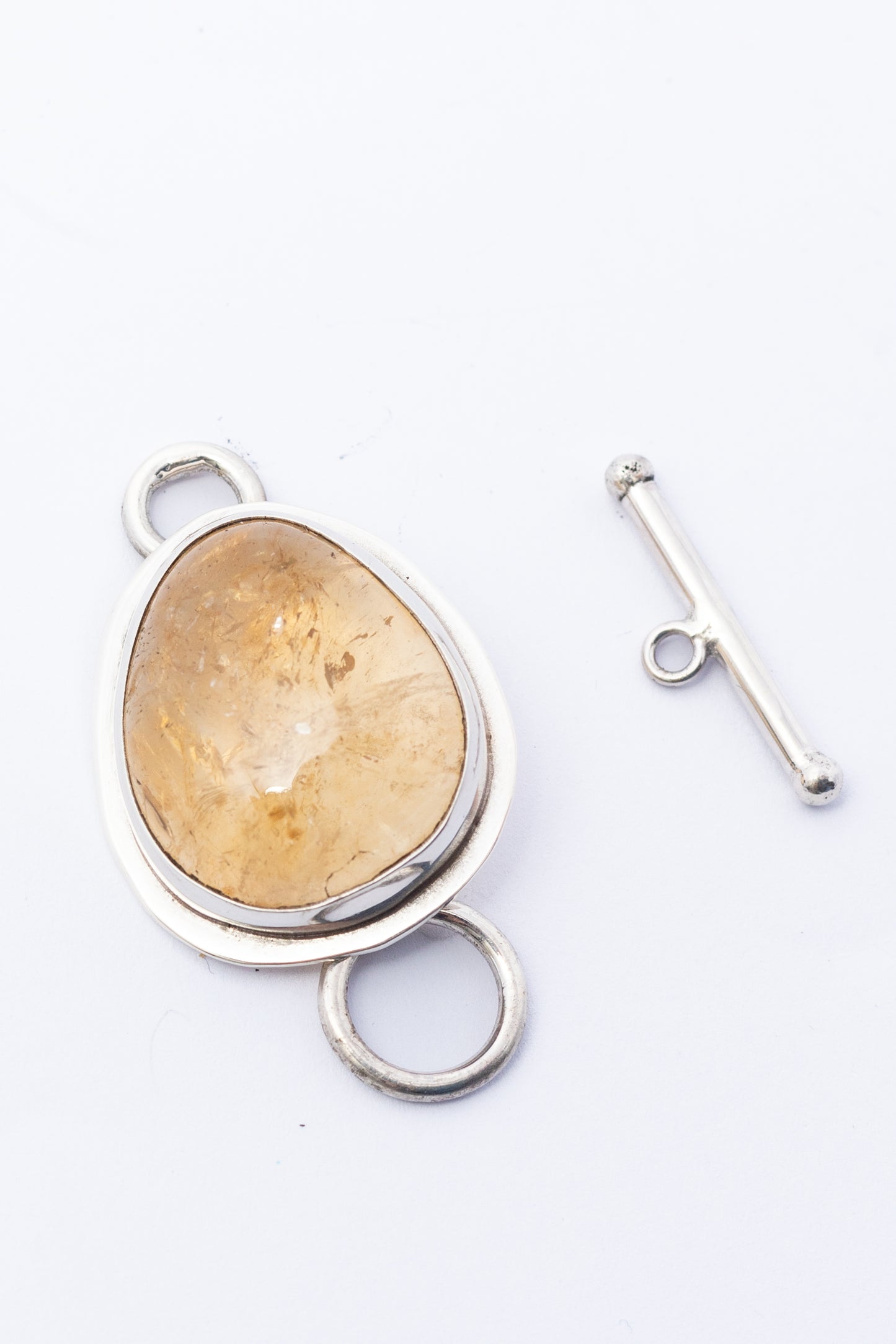 Broche de Plata con Citrina