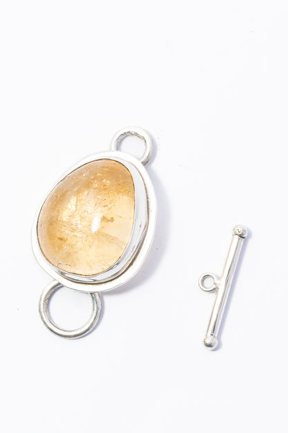 Broche de Plata con Citrina