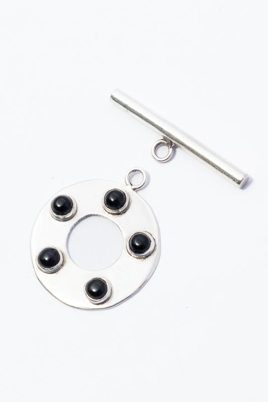 Broche de Plata con Ónix