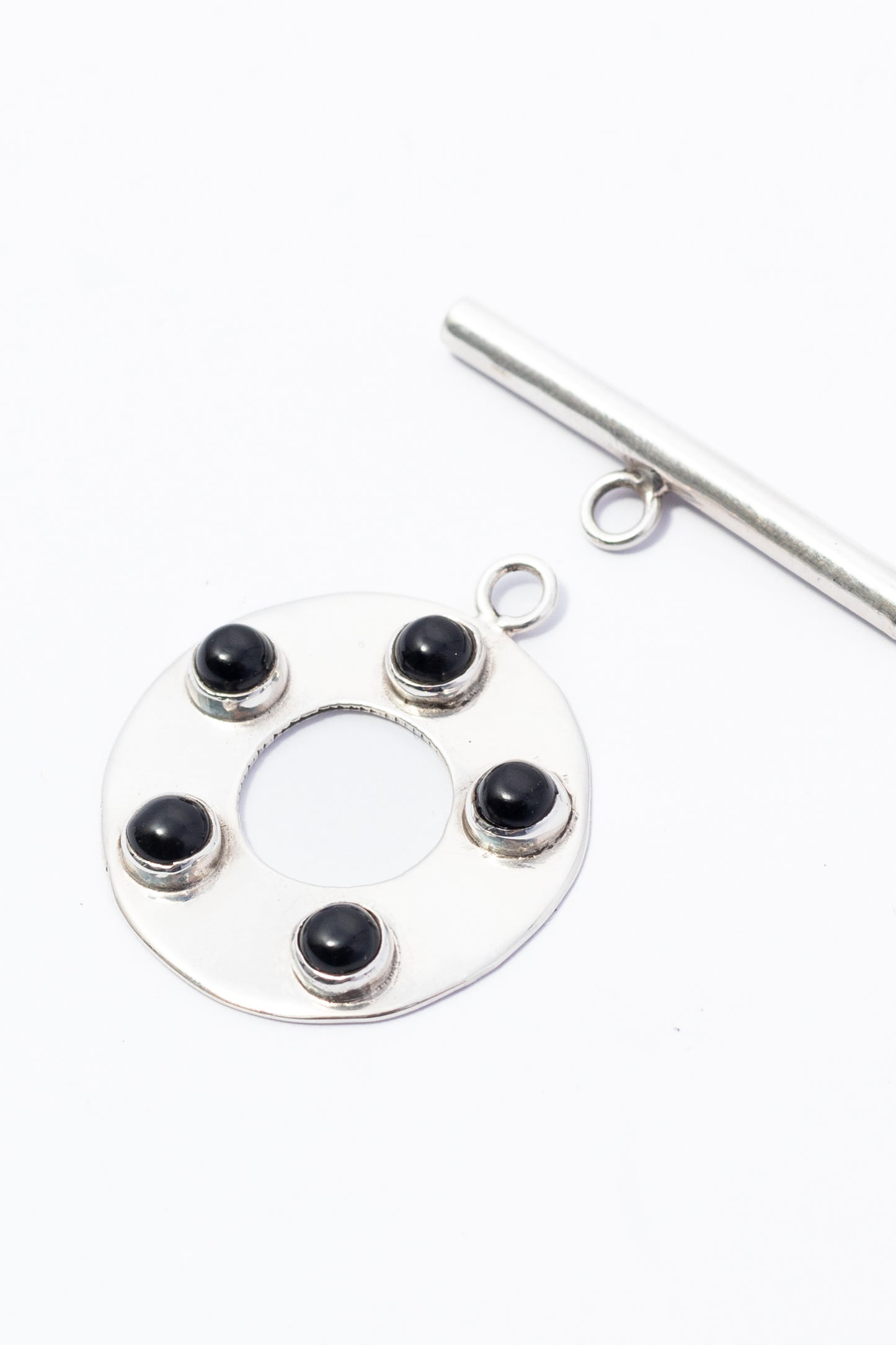 Broche de Plata con Ónix