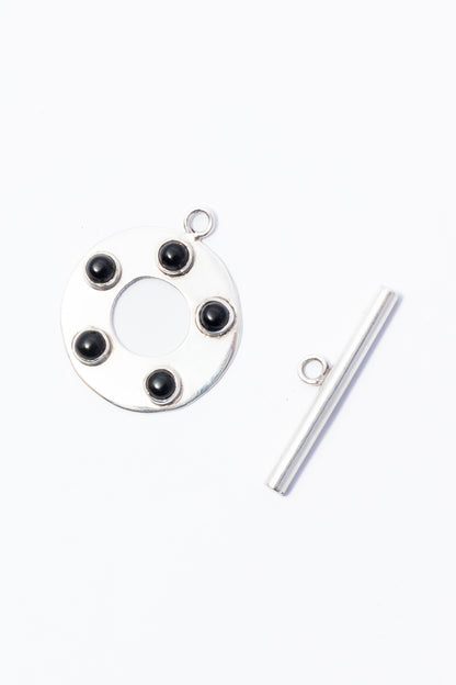 Broche de Plata con Ónix