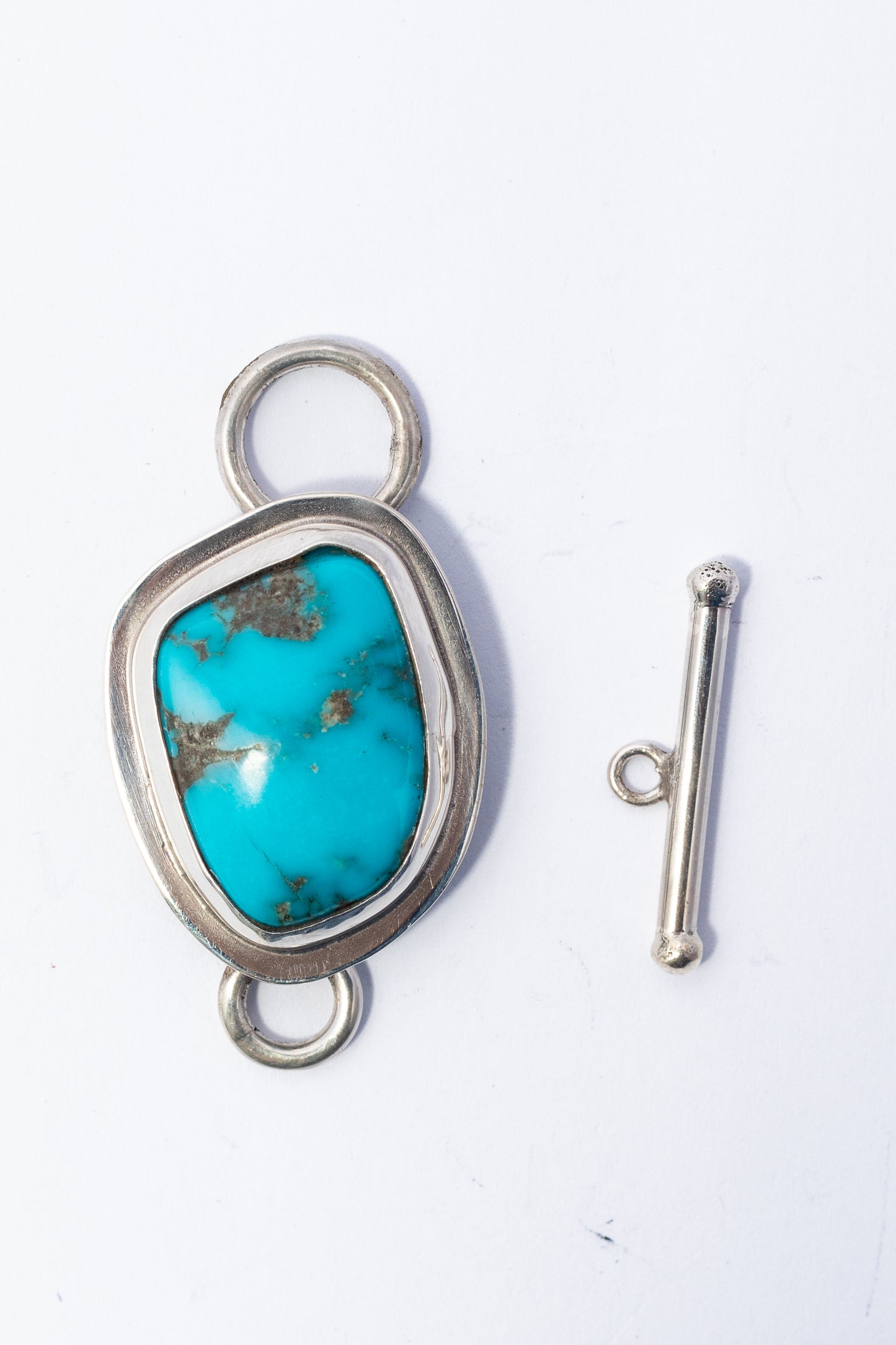 Broche de Plata con Turquesa
