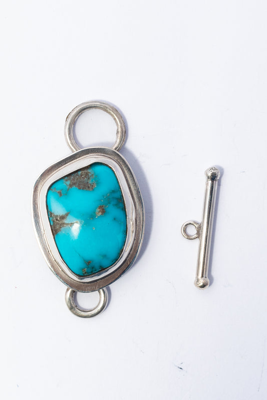 Broche de Plata con Turquesa