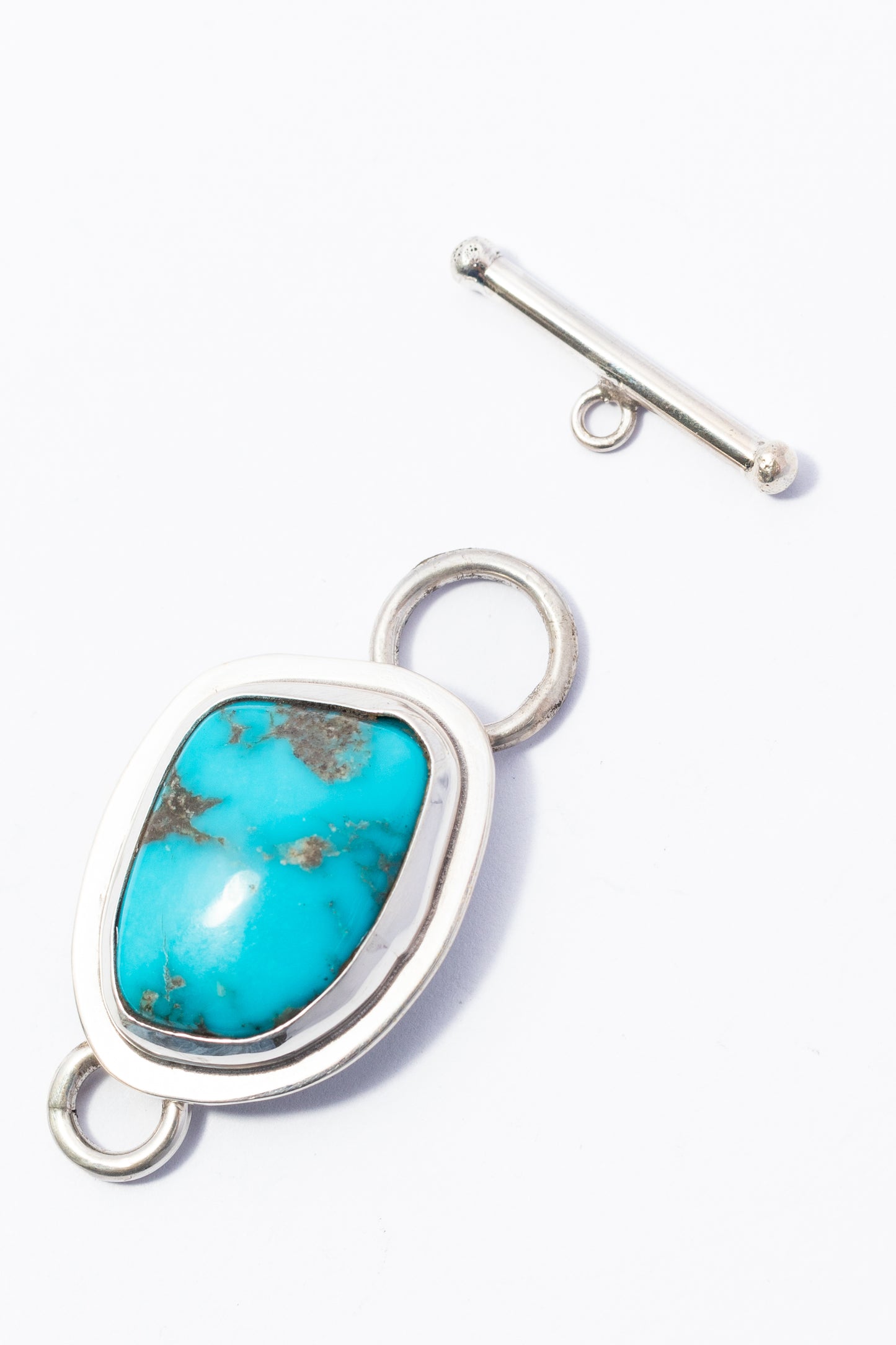 Broche de Plata con Turquesa