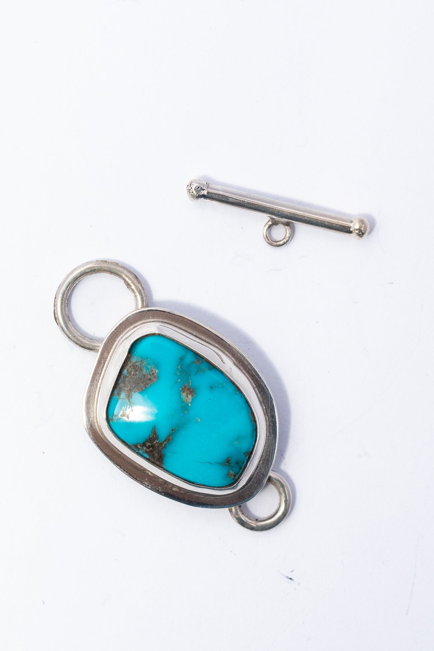 Broche de Plata con Turquesa