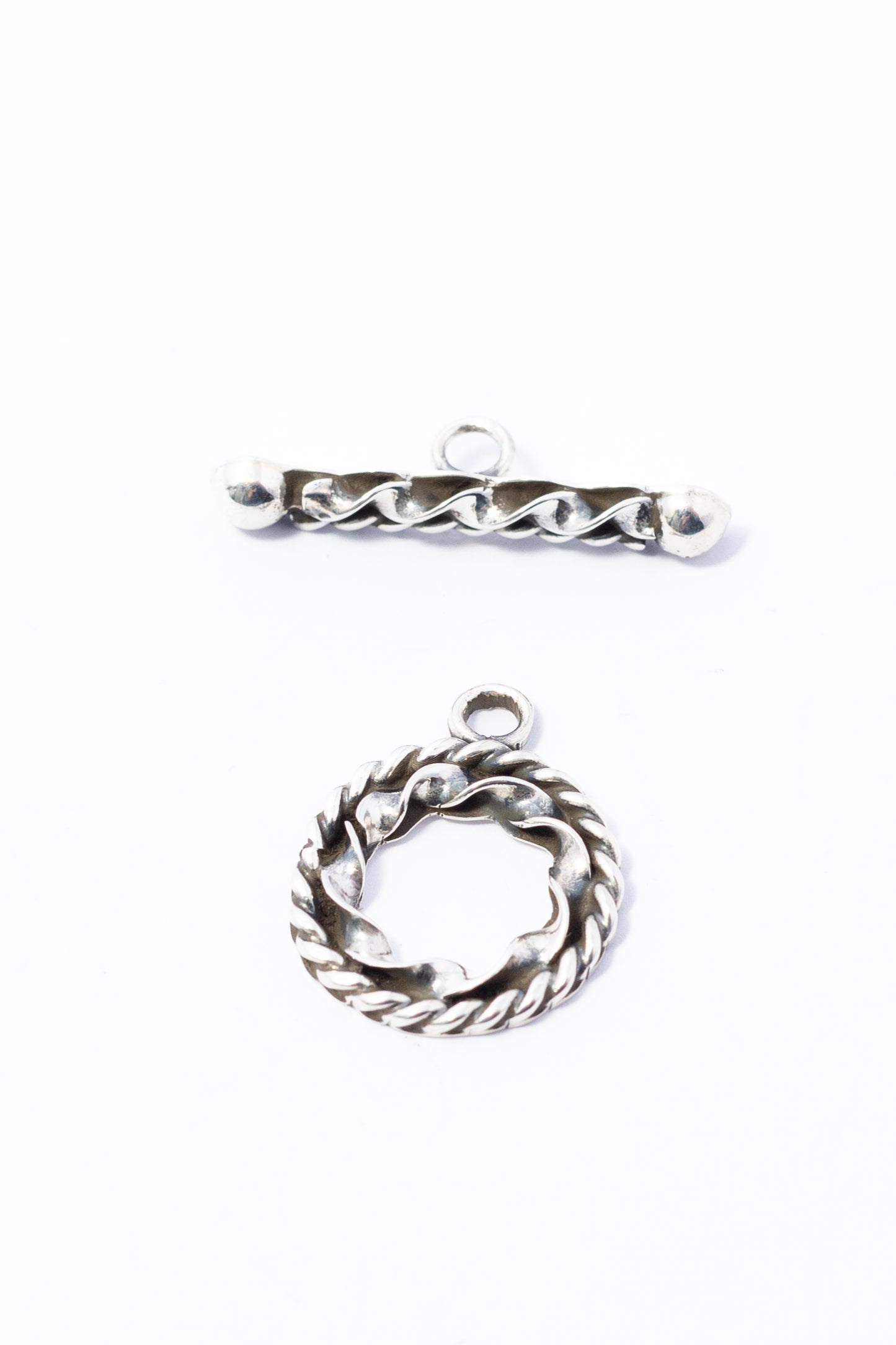 Broche de Plata Escarchada