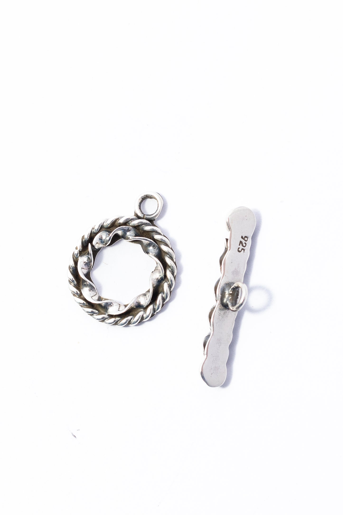 Broche de Plata Escarchada