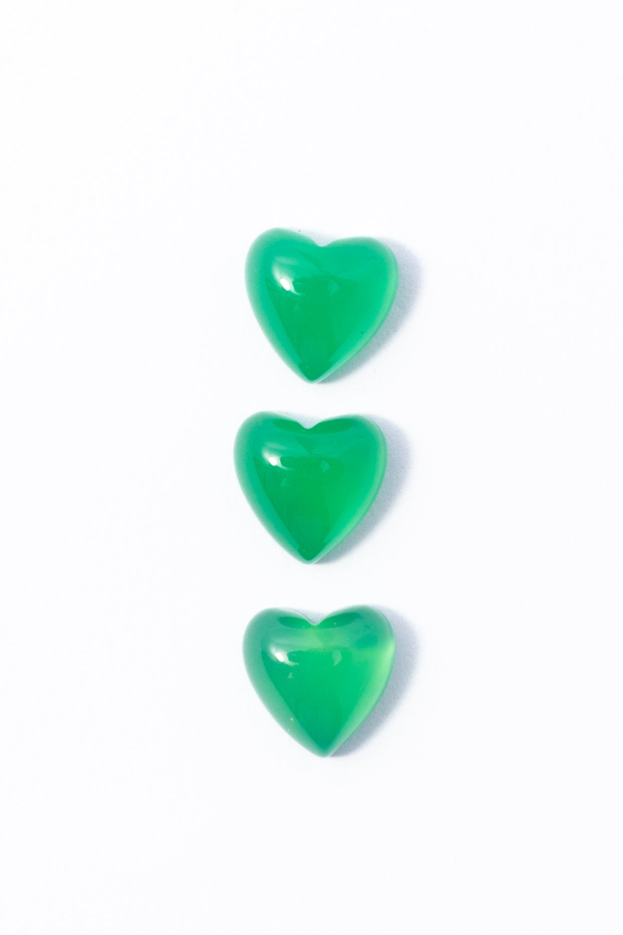 Cabujón de Agata Verde Corazón