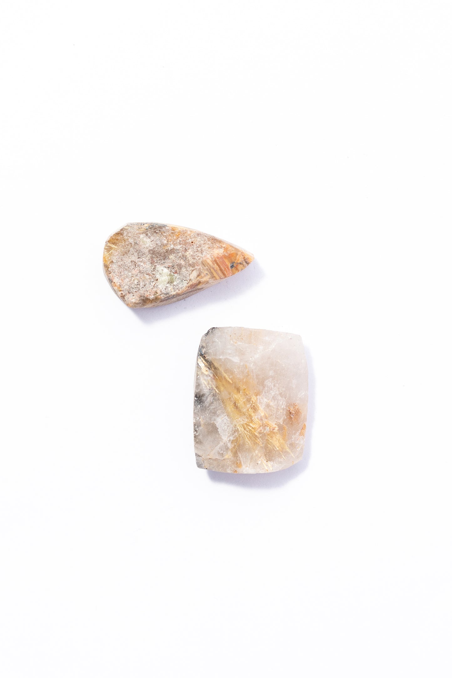 Cabujón de Cuarzo Rutilado