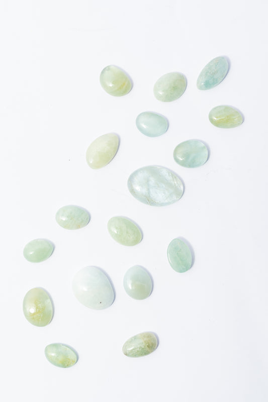 Cabujón de Aquamarina Oval