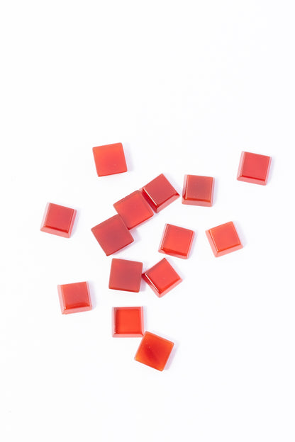 Cabujón de Cornalina Cubo