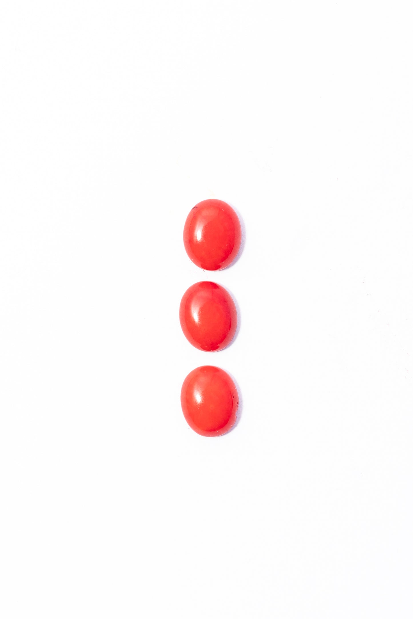 Cabujón de Coral Oval