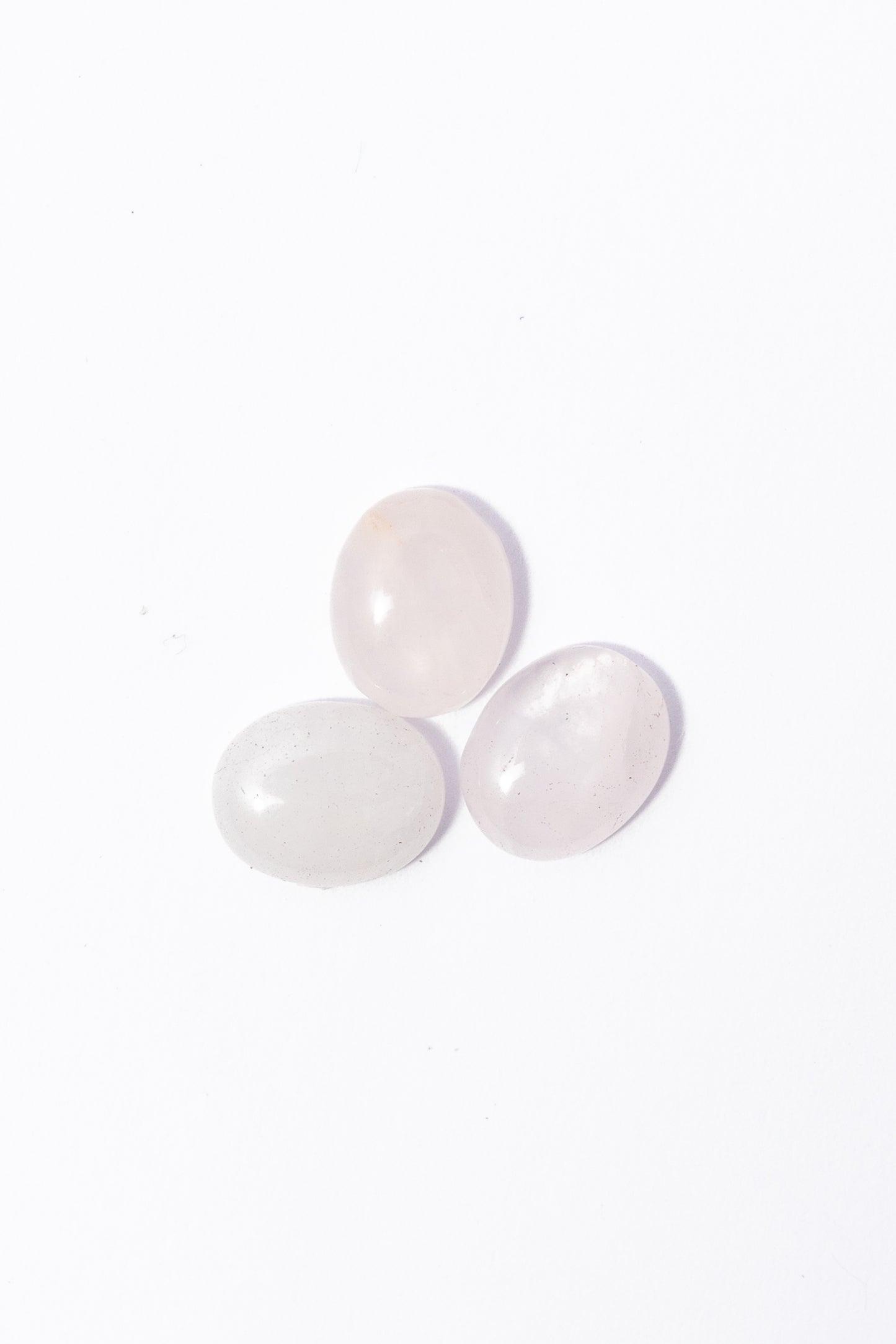 Cabujón de Cuarzo Rosa Oval