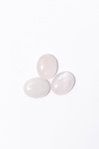 Cabujón de Cuarzo Rosa Oval