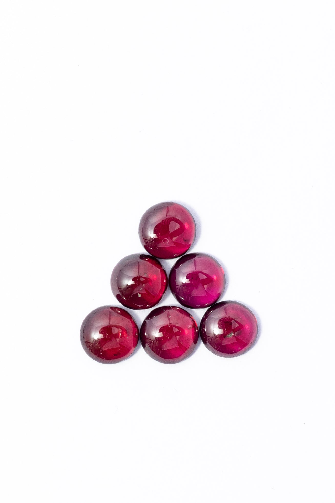 Cabujón de Granate Circulo