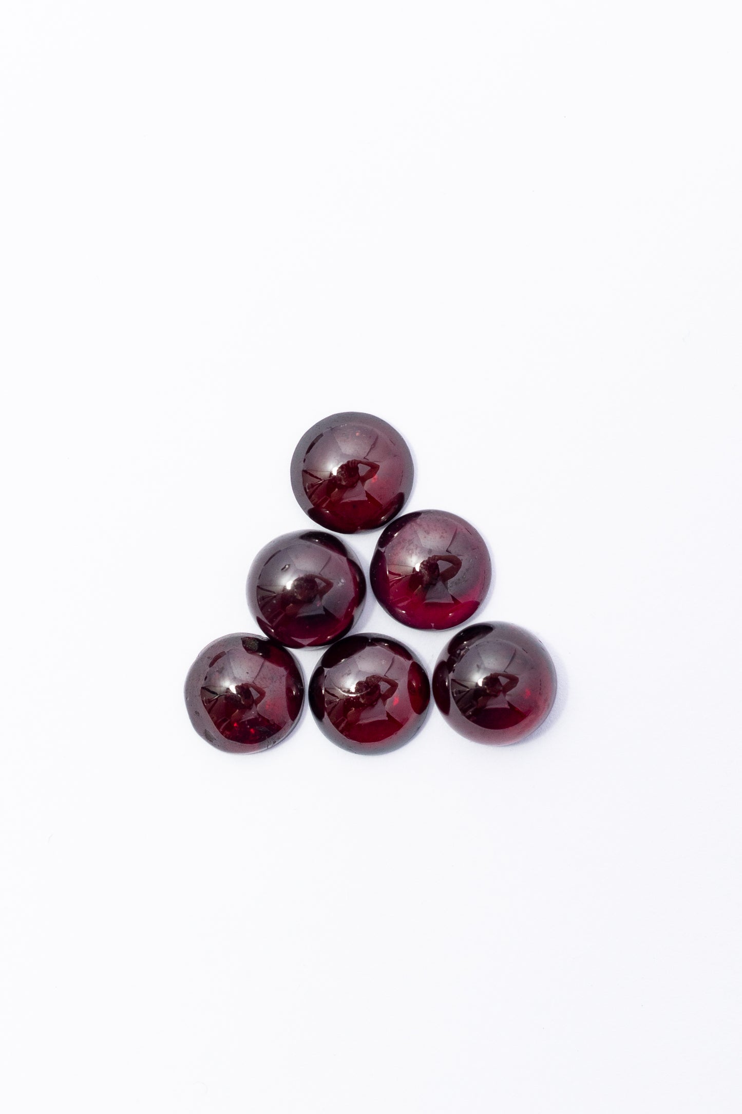 Cabujón de Granate Circulo