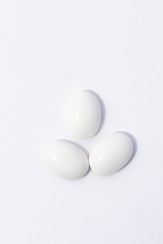 Cabujón de Howlita Blanca Oval