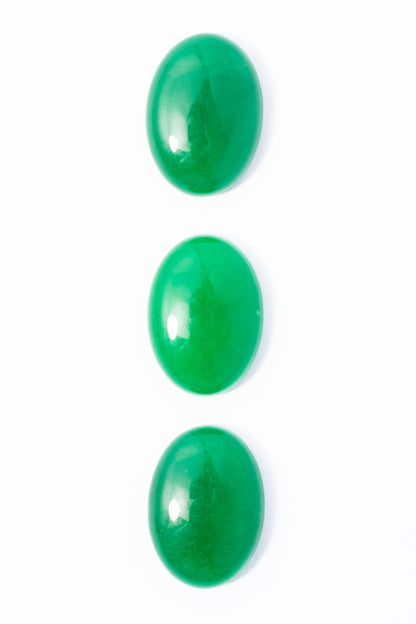 Cabujón de Jade Verde