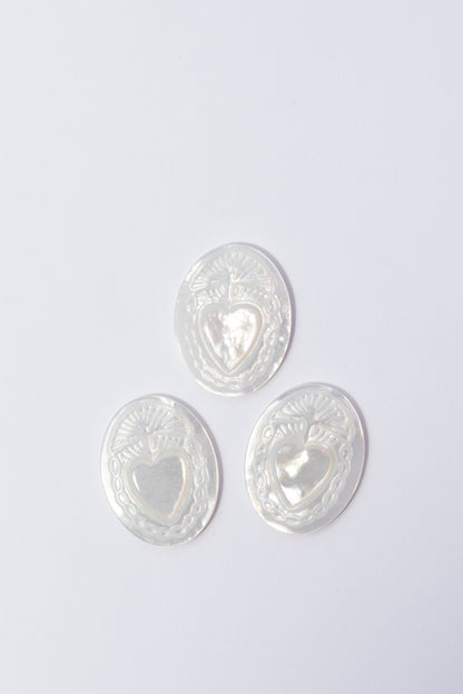 Cabujón de Madre Perla Sagrado Corazon