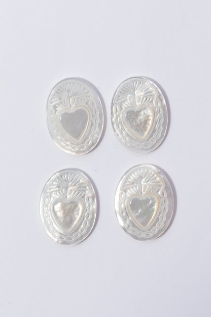 Cabujón de Madre Perla Sagrado Corazon
