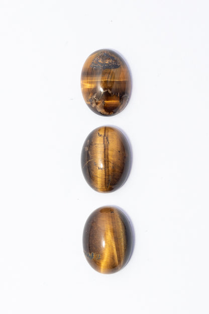 Cabujón de Ojo de Tigre Ovalado
