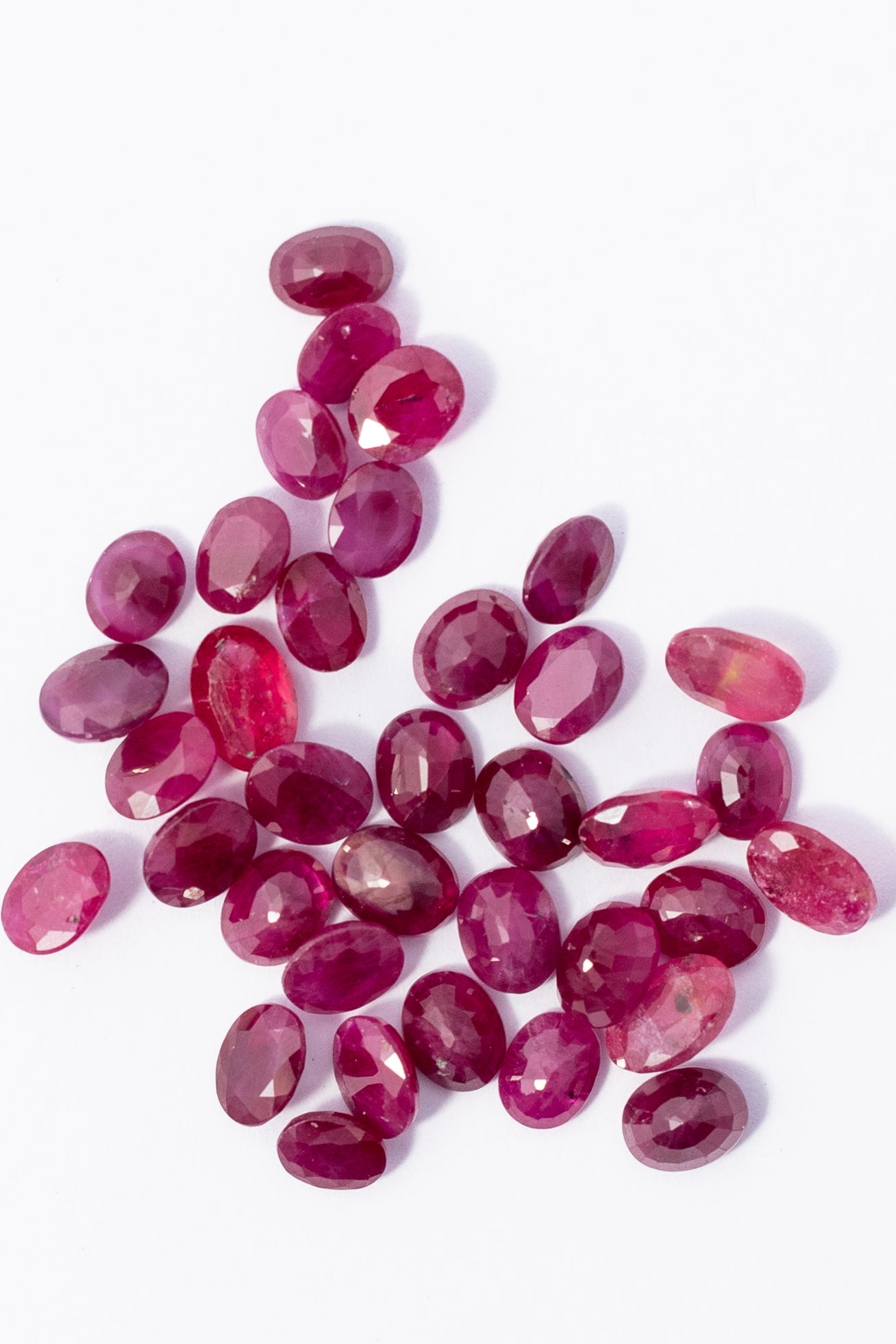 Cabujon de Rubi Oval