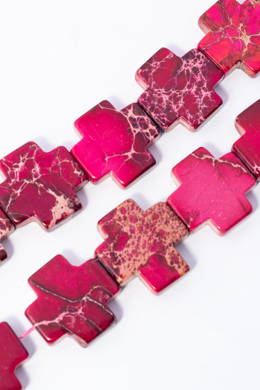 Hilo de Agata Broche de Cruz