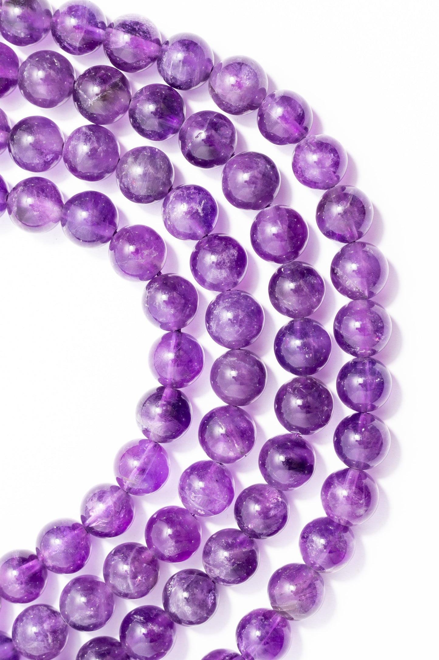 Hilo de Amatista Bola