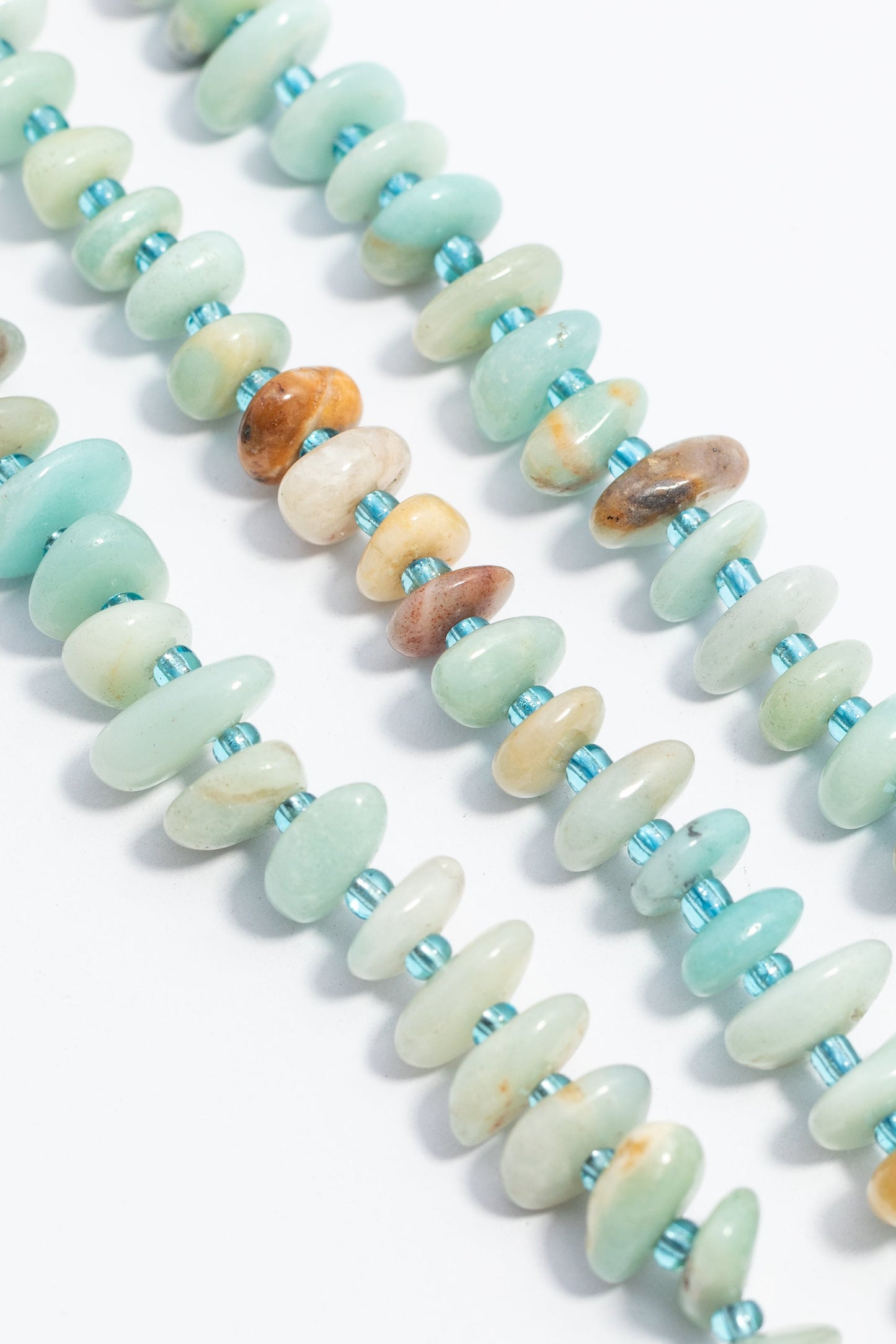 Hilo de Amazonita Rondell Disco