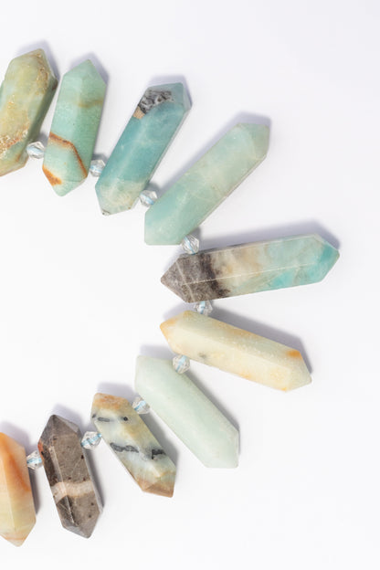 Hilo de Amazonita Puntas
