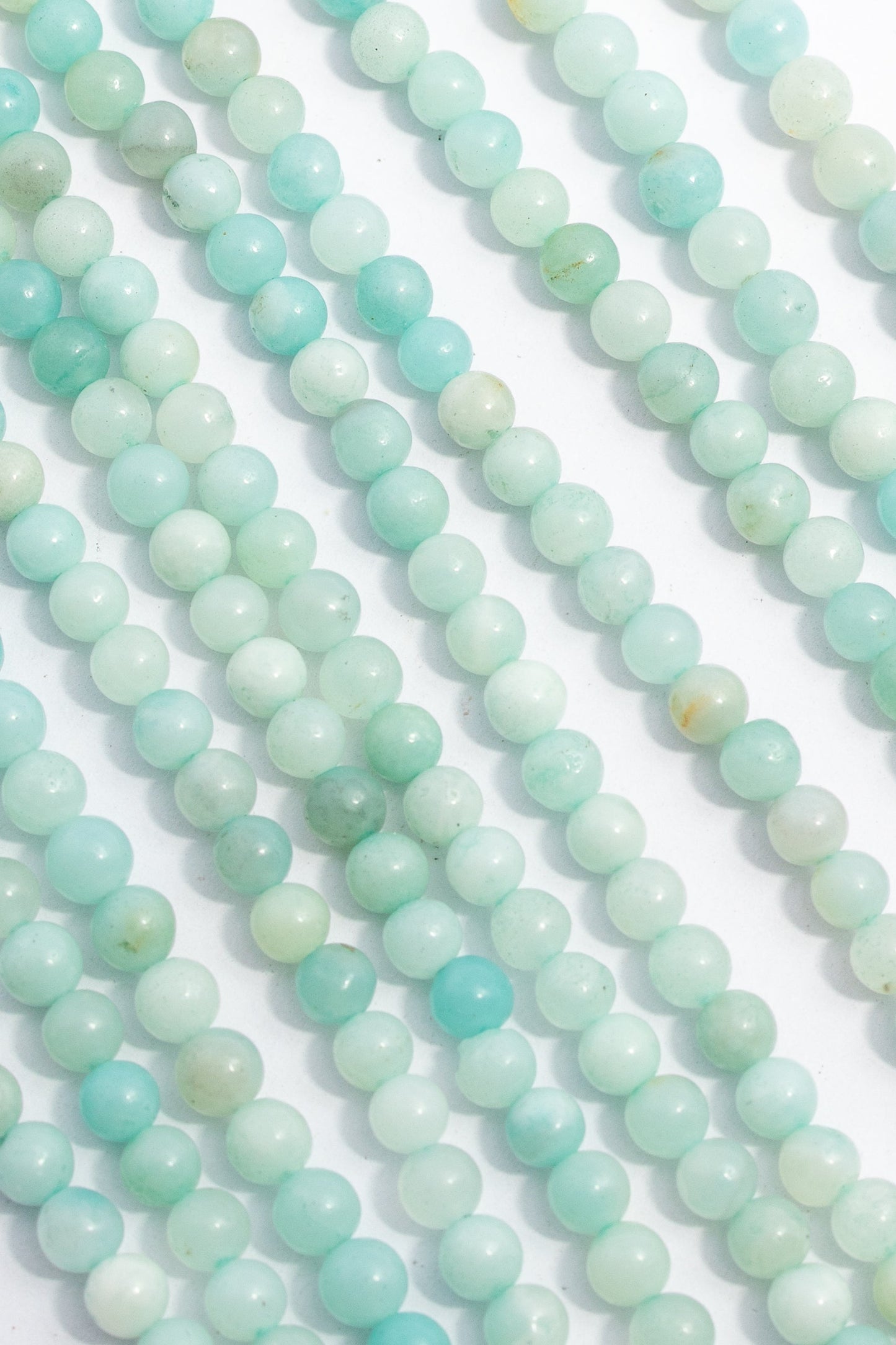 Hilo de AmazonitaAzul Bola