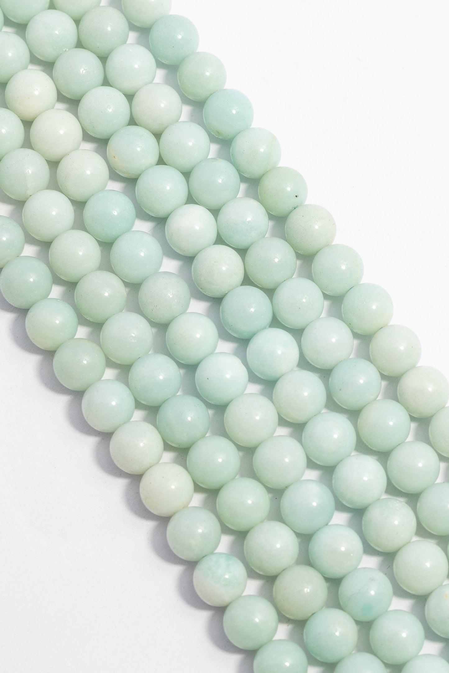 Hilo de AmazonitaAzul Bola