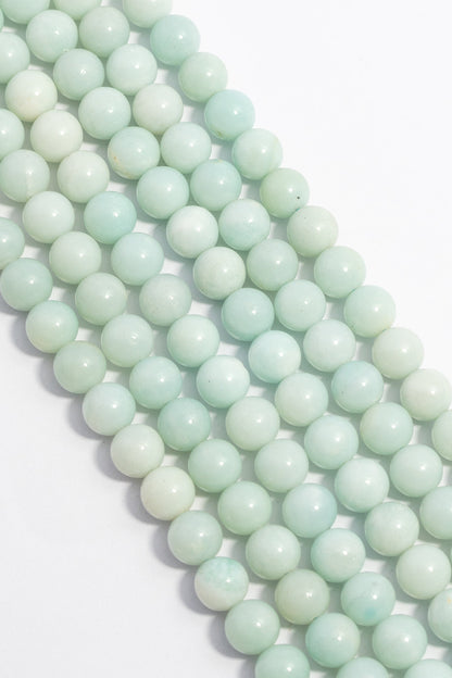 Hilo de AmazonitaAzul Bola