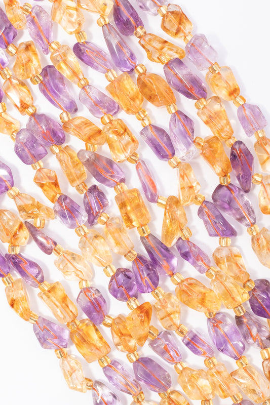 Hilo de Ametrina Nugget