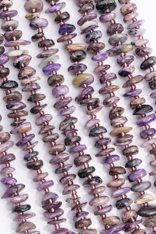 Hilo de Charoite Disco